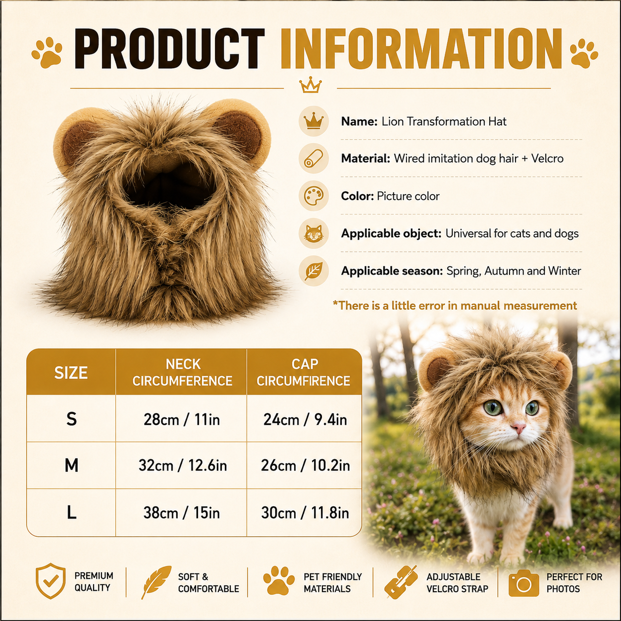 The PurrKing™ Lion Costume